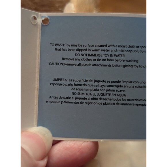 NWT Garanimals Tan Teddy Bear Plush Brown 2010 Stuffed Animal Lovey 82497 7" - Picture 5 of 12